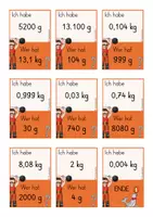 Vorschau - Aufgabenkarten - Gramm und Kilogramm: Ich habe..., wer hat... - Seite 3