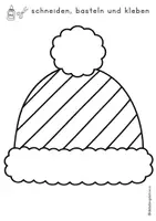 Vorschau - Mal- und Bastelvorlagen - Winterhauben Seidenpapiertechnik - Seite 3