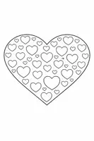 Vorschau - Mal- und Bastelvorlagen - Valentinstag / Ausmalbild Herz - Seite 2
