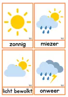 Voorbeeld - KleuterKlaar| Klassenorganisatie: het weer - Pagina 1