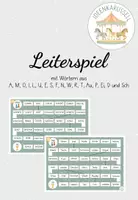 Vorschau - Spiele - Mehrgraph SCH – Leiterspiel zur Leseförderung für Leseanfänger - Deckblatt