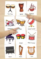 Vorschau - Arbeitsblätter - Musikinstrumente entdecken – 64 Bildkarten zur musikalischen Bildung in der Kita, Vorschule oder Grundschule - Seite 3