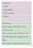 Vorschau - Arbeitsblätter - Rezepte schreiben - Rezeptbuch Klasse 2 - Seite 3
