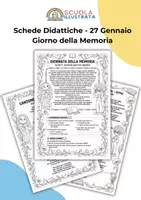 anteprima - Esercizi - Schede Didattiche Giornata della memoria + Canzone - Pagina di copertina