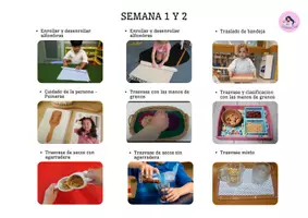 Vista previa - Refuerzo / NEE / Materiales de apoyo - Manual vida practica Montessori - página 1
