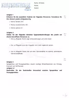Vorschau - Arbeitsblätter - Kurzkontrolle mit Lösungen: Hirnnerven/ Para-& Sympathikus - Deckblatt