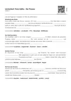 Vorschau - Arbeitsblätter - Franz Kafka - Der Prozess (Lückentext und Übungen kompakt) - Seite 1