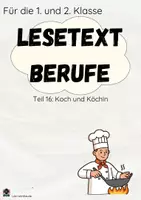 Vorschau - Stundenentwürfe - Materialpaket - Berufe - 16 verschiedene Berufe - Lesen und verstehen - Seite 1