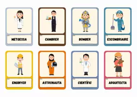 Vista previa - Hojas de trabajo - Els oficis_vocabulari - página 1