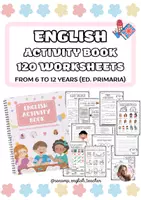 Vista previa - Hojas de trabajo - ENGLISH ACTIVITY BOOK FOR PRIMARY STUDENTS (120 WORKSHEETS) - Portada