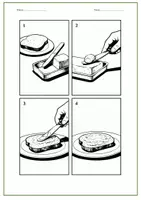 Vorschau - Arbeitsblätter - Klassenarbeit – Deutsch – Klasse 5/6: Vorgangsbeschreibung „Butterbrot schmieren“ inkl. EWH - Seite 3