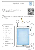 Vorschau - Arbeitsblätter - Tablet Führerschein (Selbstlernheft mit QR-Codes Kl.1-2) - Seite 3