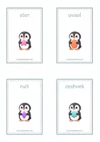 Voorbeeld - Pinguin leert Vormen - Pagina 2