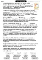 Vorschau - Arbeitsblätter - Zeit & Zeitrechnung | Lückentext | Kalender, Jahre & Epochen | Geschichte - Seite 1