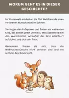 Vorschau - Bildkarten - Kamishibai Geschichten Weihnachten Paket | 3 Bildergeschichten mit Text A3 & A4 | Weihnachtsgeschichten der 5 Waldfreunde - Seite 3