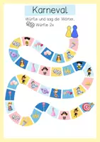 Vorschau - Arbeitsblätter - Fasching Karneval Spiele Deutsch Klasse 1 & 2 - Seite 2