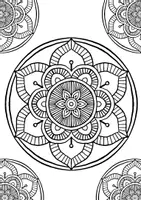 Vorschau - Mal- und Bastelvorlagen - Mandalas zum Anmalen und Beschäftigen - Seite 3