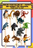 Vista previa - Tarjetas / Manipulativos - FROM HEAD TO FOOT: English Storytelling Kit – Puppets and Scenery for Preschool (Storytime) - Portada