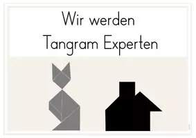 Vorschau - Unterrichtsreihen - Materialpaket: Tangram - Unterrichtseinheit, Lernleine, Wortspeicher, Regeln, Visualisierungen - Seite 1