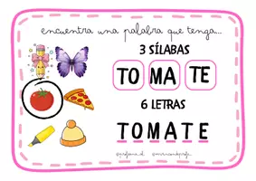 Vista previa - Otros - Tarjetas Lectoescritura - página 1