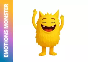 Vista previa - Tarjetas / Manipulativos - EMOTIONS MONSTER: English Storytelling Kit – Puppets and Scenery for Preschool (Storytime) - página 2