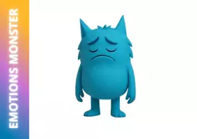Vista previa - Tarjetas / Manipulativos - EMOTIONS MONSTER: English Storytelling Kit – Puppets and Scenery for Preschool (Storytime) - página 3