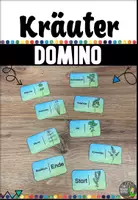 Vorschau - Stationenlernen - Kräuter - Domino - Deckblatt