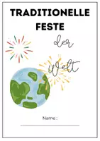 Vorschau - Mal- und Bastelvorlagen - Traditionelle Feste der Welt : Projektarbeit - Seite 1