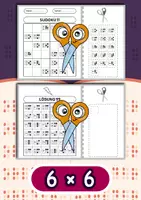 Vorschau - Arbeitsblätter - Blindenschrift / Brailleschrift Alphabet Sudoku – Arbeitsblätter / Rätsel zum Ausschneiden & Einkleben | 200 Rätsel mit Lösungen - Seite 2