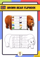 anteprima - Esercizi - Brown Bear Flipbook - Pagina di copertina