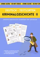 Vorschau - Stundenentwürfe - Kriminalgeschichten schreiben für Anfänger - Deckblatt
