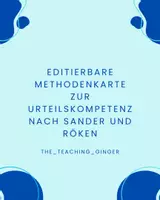 Vorschau - Merkblätter - Methodenkarte Urteil nach Sander und Röken - Deckblatt