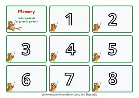 anteprima - Giochi - Memory Card RADICI QUADRATE - Pagina 2