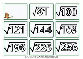 anteprima - Giochi - Memory Card RADICI QUADRATE - Pagina 3