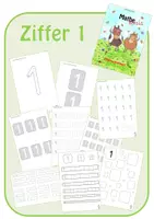 Vorschau - Arbeitsblätter - Ziffer 1 - strukturiert & übersichtlich - Deckblatt