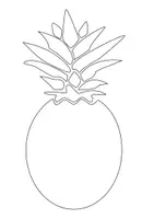 Vorschau - Mal- und Bastelvorlagen - Vorlagen Nr.12: Ananas - Seite 3