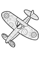 Vorschau - Arbeitsblätter - Mandalas Thema Flugzeuge - Grundschule - Bastelvorlagen - Seite 3