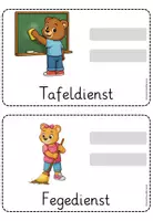 Vorschau - Präsentationen/Tafelbilder - Klassendienste Bärenklasse 🐻 | 48 Visualisierungen in 2 Varianten für die Grundschule - Seite 2