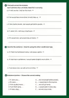 Vorschau - Arbeitsblätter - If clauses type 1 vs 2 conditional sentences Übung mit Lösung - Seite 3