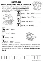 anteprima - Esercizi - _LA GIORNATA DELLA MEMORIA MATEMATICA CLASSE TERZA - Pagina 1