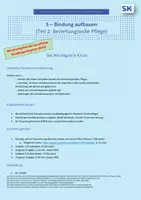 Vorschau - Arbeitsblätter - Beziehungsvolle Pflege | EWH | Bindung | BFS Sozialwesen - Deckblatt