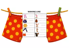 Vorschau - Mal- und Bastelvorlagen - Clothes Line Flipbook - Seite 2