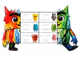 anteprima - Esercizi - Emotions Monster Flipbook - Pagina 2