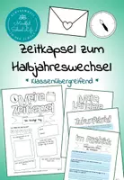 Vorschau - Arbeitsblätter - Zeitkapsel zum Halbjahreswechsel - Deckblatt
