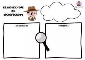 Vista previa - Juegos / Gamificación - JUEGO EL DETECTIVE DE PALABRAS (Palabras polisémicas) - página 2