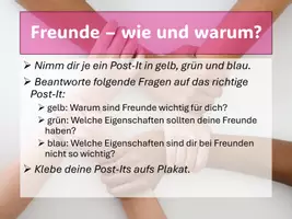 Vorschau - Stundenentwürfe - Unterrichtseinheit "Freunde - wie und warum" - Seite 3