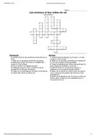 Aperçu - Feuilles d'exercices - Mots croisés en sciences - Page 2