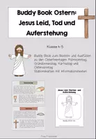 Vorschau - Arbeitsblätter - Buddy Book Ostern: Jesus Leid, Sterben und Auferstehung - Deckblatt