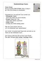 Vorschau - Mal- und Bastelvorlagen - Faschings - Bastelarbeit: lustige (riesen!) Clowns - Seite 3