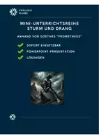 Vorschau - Stundenentwürfe - Sturm und Drang: Mini-PPT-Unterrichtsreihe anhand des Gedichts "Prometheus" - Deckblatt